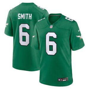 DeVonta Smith Philadelphia Eagles Nike Alternate Game Player Jersey - Kelly Green photo 1 Jersey4u