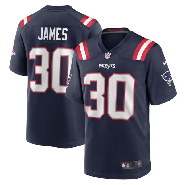 D.J. James New England Patriots Nike Team Game Jersey -  Navy photo 1 Jersey4u