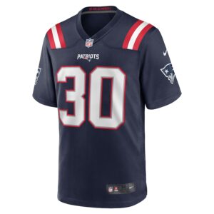 D.J. James New England Patriots Nike Team Game Jersey -  Navy photo 2 Jersey4u