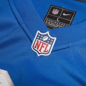 D.J. Reed Detroit Lions Nike Team Game Jersey -  Blue photo 4 Jersey4u