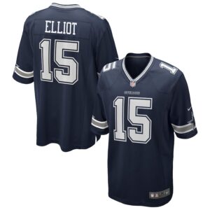 Ezekiel Elliott Dallas Cowboys Nike Team Game Jersey - Navy photo 1 Jersey4u