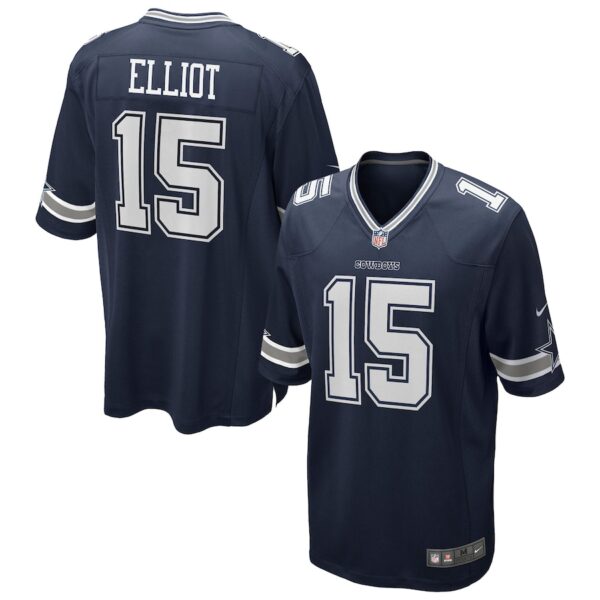 Ezekiel Elliott Dallas Cowboys Nike Team Game Jersey - Navy photo 1 Jersey4u
