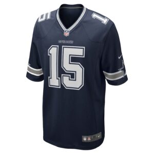 Ezekiel Elliott Dallas Cowboys Nike Team Game Jersey - Navy photo 2 Jersey4u