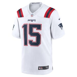 Ezekiel Elliott New England Patriots Nike Game Player Jersey - White photo 2 Jersey4u