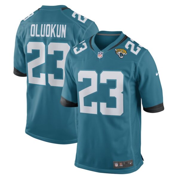 Foyesade Oluokun Jacksonville Jaguars Nike Game Player Jersey - Teal photo 1 Jersey4u