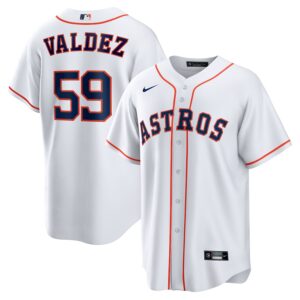 Framber Valdez Houston Astros Nike Home Jersey4u Jersey - White photo 1 Jersey4u