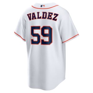 Framber Valdez Houston Astros Nike Home Jersey4u Jersey - White photo 3 Jersey4u
