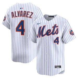 Francisco Alvarez New York Mets Nike Home Limited Player Jersey - White photo 1 Jersey4u