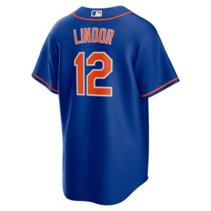 Francisco Lindor New York Mets Nike Big & Tall Alternate Jersey4u Player Jersey - Royal photo 3 Jersey4u
