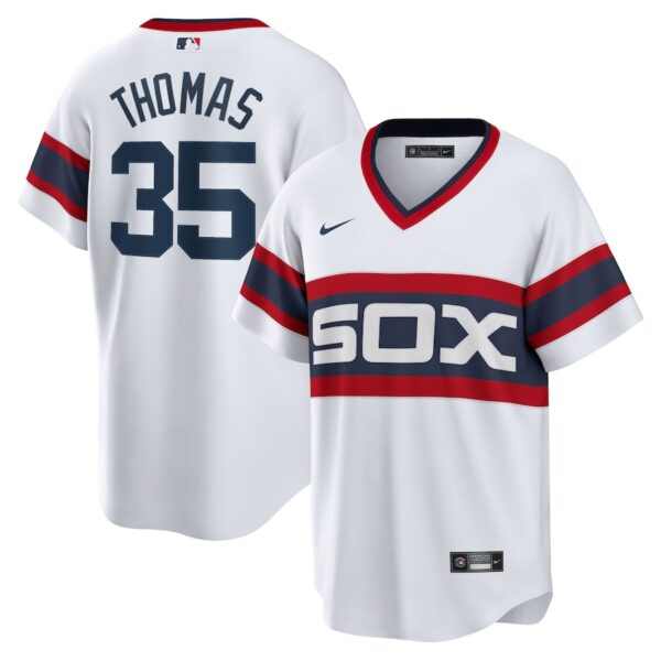 Frank Thomas Chicago White Sox Nike Home Cooperstown Collection Player Jersey - White photo 1 Jersey4u