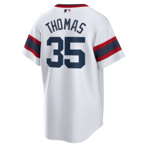 Frank Thomas Chicago White Sox Nike Home Cooperstown Collection Player Jersey - White photo 3 Jersey4u