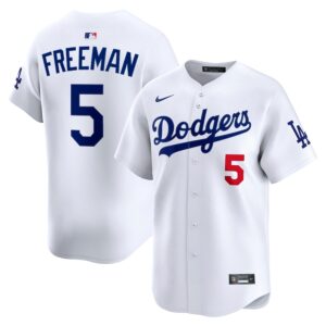 Freddie Freeman Los Angeles Dodgers Nike Alternate Limited Player Jersey - White photo 1 Jersey4u