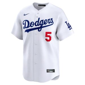 Freddie Freeman Los Angeles Dodgers Nike Alternate Limited Player Jersey - White photo 2 Jersey4u
