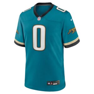 Gabe Davis Jacksonville Jaguars Nike Prowler Throwback Player Game Jersey - Teal photo 2 Jersey4u