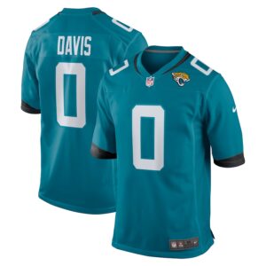 Gabe Davis Jacksonville Jaguars Nike Team Game Player Jersey - Teal photo 1 Jersey4u