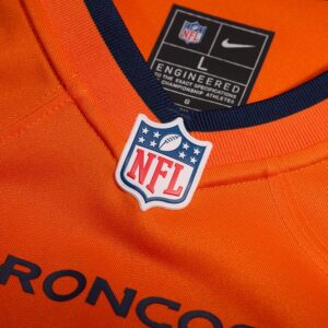 Garett Bolles Denver Broncos Nike Team Game Jersey -  Orange photo 4 Jersey4u