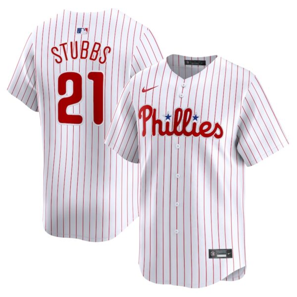 Garrett Stubbs Philadelphia Phillies Nike Home Limited Player Jersey - White photo 1 Jersey4u