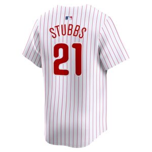 Garrett Stubbs Philadelphia Phillies Nike Home Limited Player Jersey - White photo 3 Jersey4u