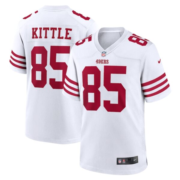 George Kittle San Francisco 49ers Nike Team Game Jersey - White photo 1 Jersey4u