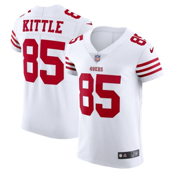 George Kittle San Francisco 49ers Nike Vapor Elite Jersey - White photo 1 Jersey4u