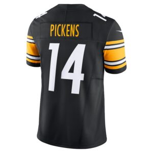 George Pickens Pittsburgh Steelers Nike Vapor F.U.S.E. Limited Jersey - Black photo 3 Jersey4u