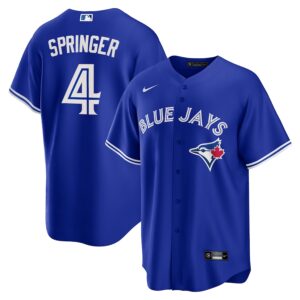 George Springer Toronto Blue Jays Nike Alternate Jersey4u Player Jersey - Royal photo 1 Jersey4u