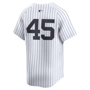 Gerrit Cole New York Yankees Nike Home Limited Player Jersey - White photo 3 Jersey4u