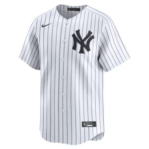 Giancarlo Stanton New York Yankees Nike Home Limited Player Jersey – White photo 2 Jersey4u