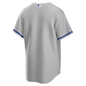 Kansas City Royals Nike Road Jersey4u Team Jersey - Gray photo 3 Jersey4u