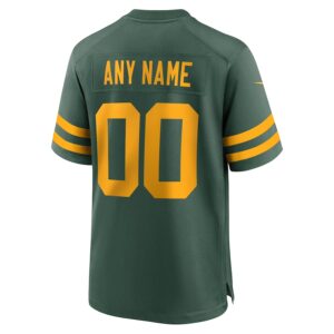 Green Bay Packers Nike Alternate Custom Jersey - Green photo 3 Jersey4u