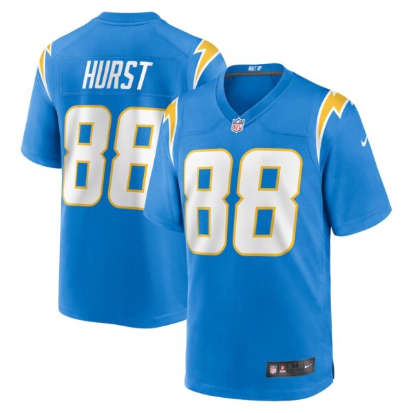Hayden Hurst Los Angeles Chargers Nike  Game Jersey -  Powder Blue photo 1 Jersey4u