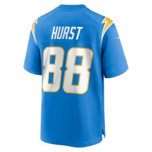 Hayden Hurst Los Angeles Chargers Nike  Game Jersey -  Powder Blue photo 3 Jersey4u