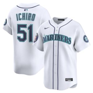 Ichiro Suzuki Seattle Mariners Nike 2025 National Baseball Hall of Fame Nike Home Limited Player Jersey - White photo 1 Jersey4u