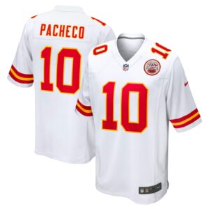 Isiah Pacheco Kansas City Chiefs Nike Away Game Player Jersey - White photo 1 Jersey4u