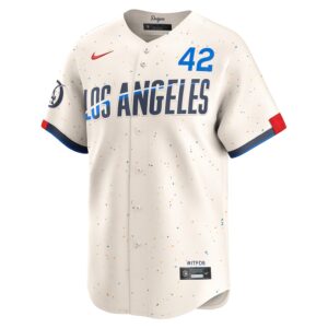 Jackie Robinson Los Angeles Dodgers Nike 2024 City Connect Limited Player Jersey - Cream photo 2 Jersey4u