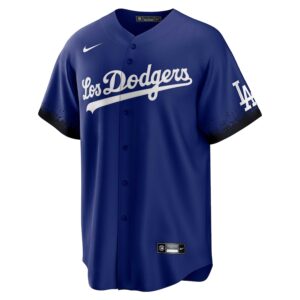 Jackie Robinson Los Angeles Dodgers Nike City Connect Jersey4u Player Jersey - Royal photo 2 Jersey4u
