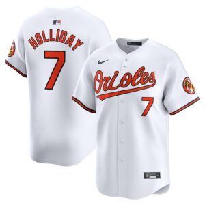 Jackson Holliday Baltimore Orioles Nike Home Limited Player Jersey - White photo 1 Jersey4u