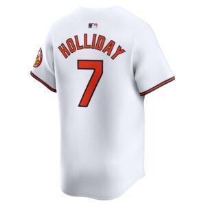 Jackson Holliday Baltimore Orioles Nike Home Limited Player Jersey - White photo 3 Jersey4u