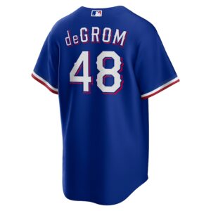 Jacob deGrom Texas Rangers Nike Away Jersey4u Player Jersey - Royal photo 3 Jersey4u