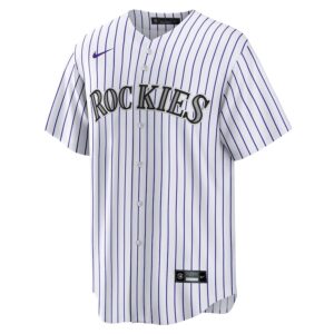 Jacob Stallings Colorado Rockies Nike Home Jersey4u Jersey - White photo 2 Jersey4u