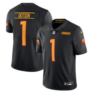 Jahan Dotson Washington Commanders Nike Alternate Vapor Untouchable Limited Jersey - Black photo 1 Jersey4u