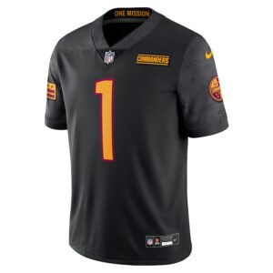 Jahan Dotson Washington Commanders Nike Alternate Vapor Untouchable Limited Jersey - Black photo 2 Jersey4u