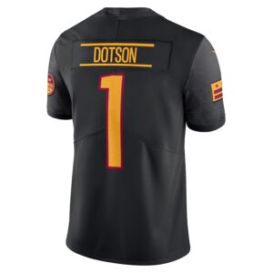 Jahan Dotson Washington Commanders Nike Alternate Vapor Untouchable Limited Jersey - Black photo 3 Jersey4u