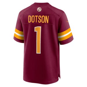 Jahan Dotson Washington Commanders Nike Player Game Jersey - Burgundy photo 3 Jersey4u