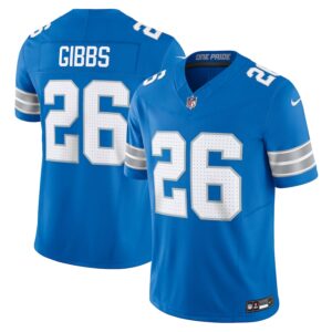 Jahmyr Gibbs Detroit Lions Nike Vapor F.U.S.E. Limited Jersey - Blue photo 1 Jersey4u
