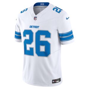 Jahmyr Gibbs Detroit Lions Nike Vapor F.U.S.E. Limited Jersey - White photo 2 Jersey4u