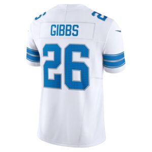Jahmyr Gibbs Detroit Lions Nike Vapor F.U.S.E. Limited Jersey - White photo 3 Jersey4u