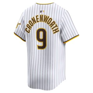Jake Cronenworth San Diego Padres Nike Alternate Limited Player Jersey - White photo 3 Jersey4u