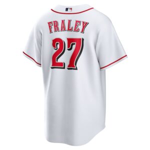 Jake Fraley Cincinnati Reds Nike Home Jersey4u Jersey - White photo 3 Jersey4u