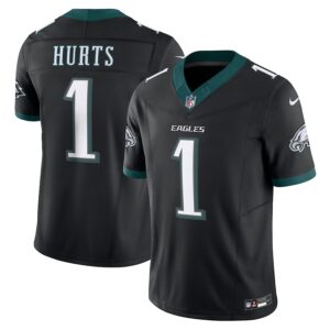 Jalen Hurts Philadelphia Eagles Nike Alternate Vapor F.U.S.E. Limited Jersey - Black photo 1 Jersey4u